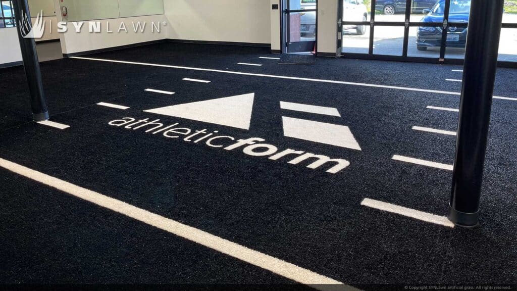 Indoor artificial athletic turf