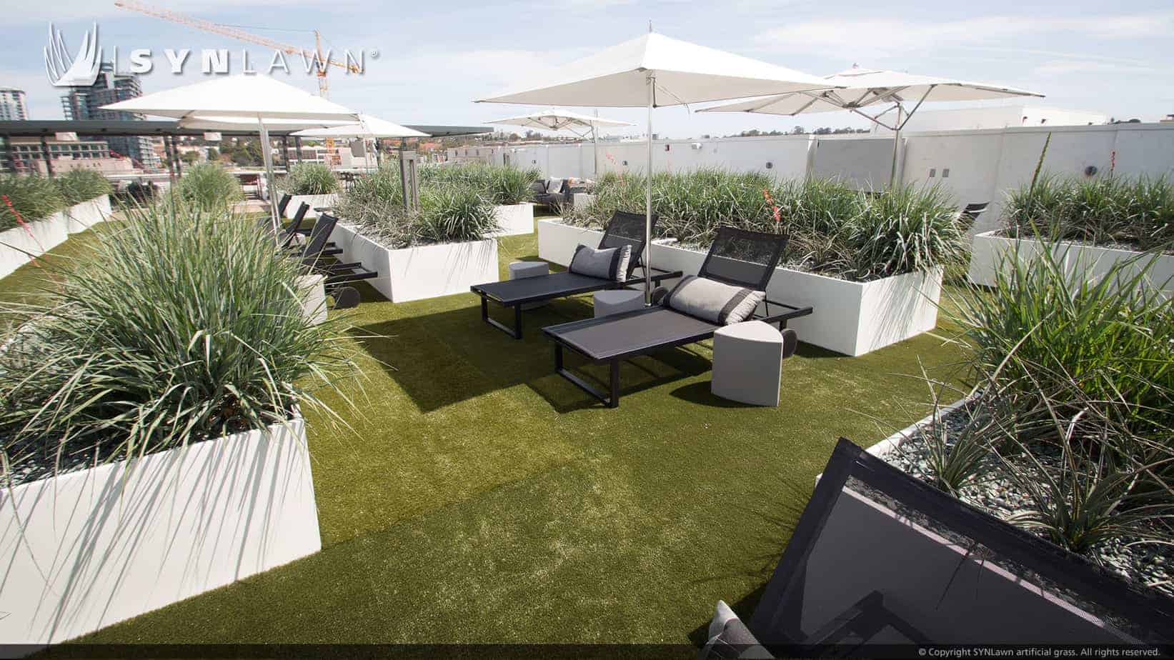 commercial artificial grass lawn
