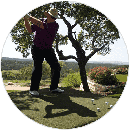 Artificial grass putting green from SYNLawn