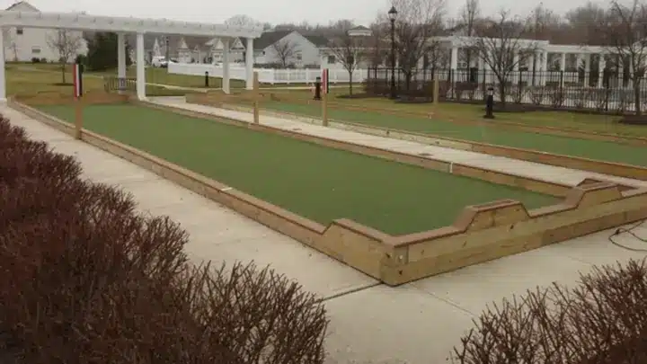 SYNLawn commercial artificial grass tee line